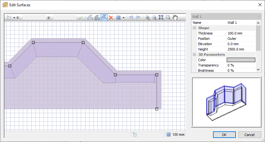 shape editor in polyboard