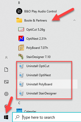 uninstall software